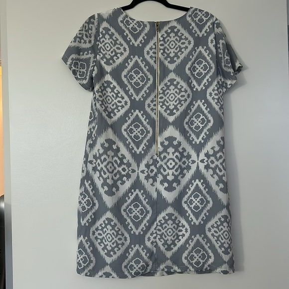 Lulus Give me a Print dress in Slate, Medium - Picture 8 of 10